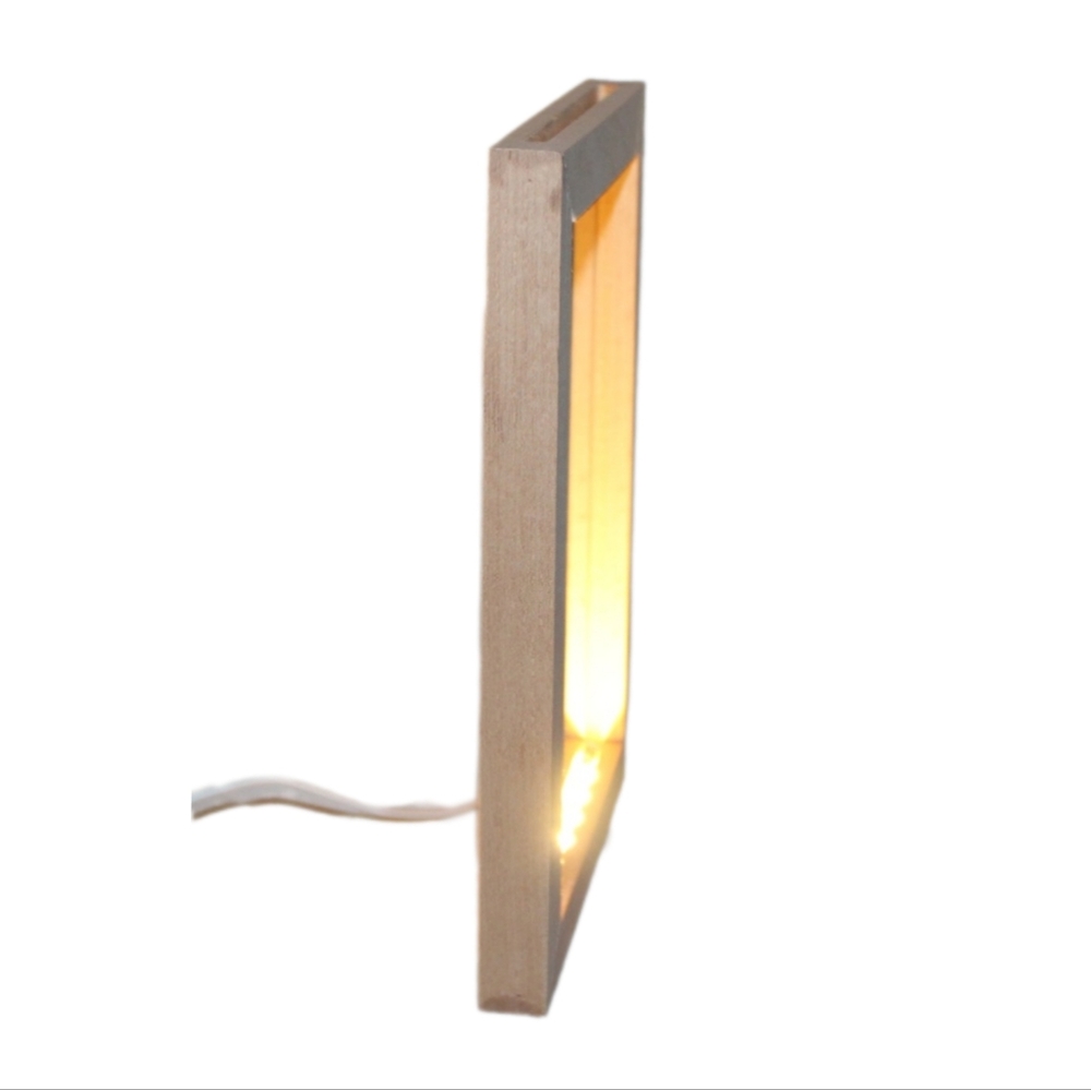 LED Lights Wooden Photo Frame - Picture 4 of 15